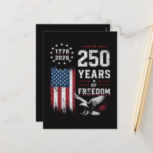 4 juli Amerika VS Vlag Patriottisch Feestdagenkaart