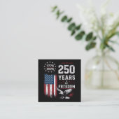 4 juli Amerika VS Vlag Patriottisch Informatiekaartje (Staand voorkant)