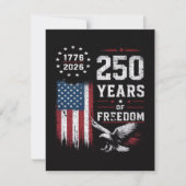 4 juli Amerika VS Vlag Patriottisch Kaart (Voorkant)