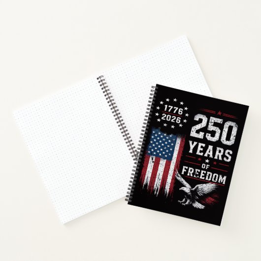 4 juli Amerika VS Vlag Patriottisch Notitieboek (Binnen)
