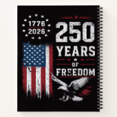 4 juli Amerika VS Vlag Patriottisch Notitieboek (Achterkant)