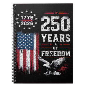 4 juli Amerika VS Vlag Patriottisch Notitieboek