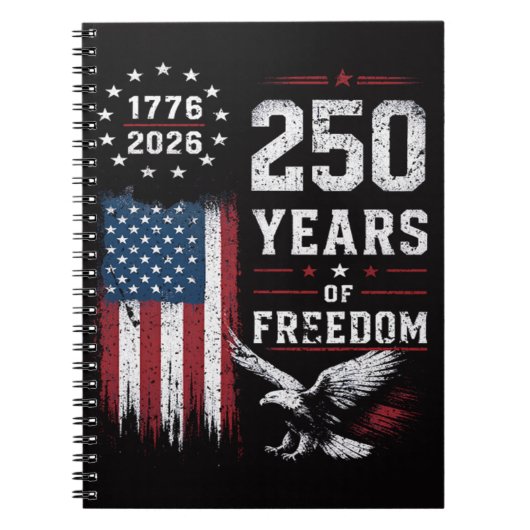 4 juli Amerika VS Vlag Patriottisch Notitieboek (Voorkant)