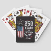4 juli Amerika VS Vlag Patriottisch Pokerkaarten (Achterkant)