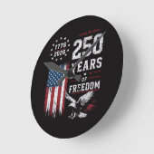 4 juli Amerika VS Vlag Patriottisch  Ronde Klok (Hoek)