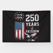 4 juli Amerika VS Vlag Patriottisch Spandoek (Horizontaal)