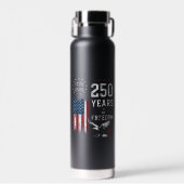 4 juli Amerika VS Vlag Patriottisch Waterfles (Voorkant)