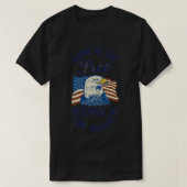 4 juli amerikaans patriottisch t-shirt (Design voorkant)