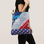 4 juli Amerikaans Vlag Vuurwerk Vlag van het Vlag  Tote Bag (Dichtbij)
