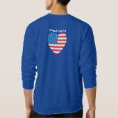 4 juli Amerikaans Vlag Vuurwerk Vlag van het Vlag  Trui (Achterkant)