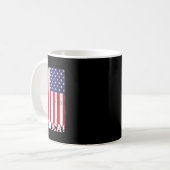 4 juli Amerikaans vlagpatriotticum Koffiemok (Voorkant links)