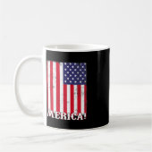 4 juli Amerikaans vlagpatriotticum Koffiemok (Links)