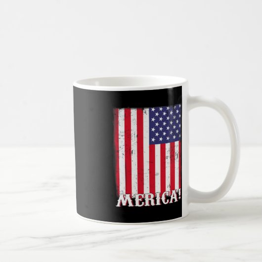 4 juli Amerikaans vlagpatriotticum Koffiemok (Rechts)