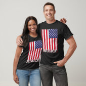 4 juli Amerikaans vlagpatriotticum T-shirt (Unisex)