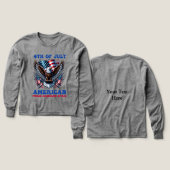 4 juli Amerikaanse Adelaar Sublimatie-61001 (Voorkant /achterkant)