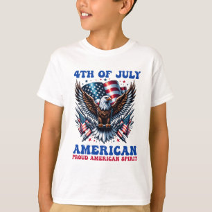 4 juli Amerikaanse Adelaar Sublimatie-61001 T-shirt