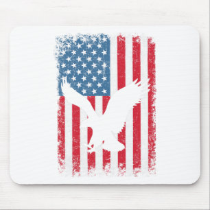 4 juli Amerikaanse Adelaar Vlag VS Onafhankelijkhe Muismat