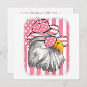 4 juli Amerikaanse Adelaar VS Vlag Patriottische V Kaart (Voorkant / Achterkant)