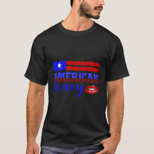 4 juli Amerikaanse honing patriottische sublimatie T-shirt