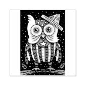 4 JULI AMERIKAANSE HOOT OWL RUBBER STEMP RUBBERSTEMPEL (Afrduk)