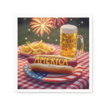 4 juli Amerikaanse hotdog