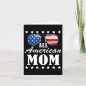 4 juli Amerikaanse Moeder Onafhankelijkheidsdag Pa Kaart (Voorkant)