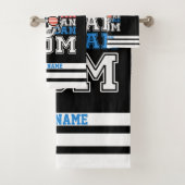 4 juli Amerikaanse Moeder Patriottisch Gepersonali Bad Handdoek (Insitu)