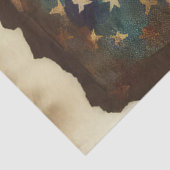 4 juli Amerikaanse Onafhankelijkheidsvlag Blauwe B Tissuepapier (Detail)