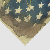 4 juli Amerikaanse Onafhankelijkheidsvlag Rode Dai Tissuepapier (Detail)