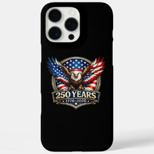 4 juli Amerikaanse vlag adelaar vintage 250 jaar 1 iPhone 16 Pro Max Hoesje