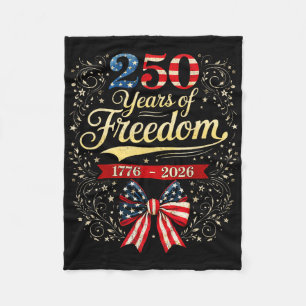 4 juli Amerikaanse vlag adelaar vintage 250 jaar 1 Fleece Deken