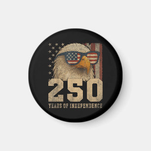 4 juli Amerikaanse vlag adelaar vintage 250 jaar 1 Magneet