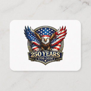 4 juli Amerikaanse vlag adelaar vintage 250 jaar 1 Visitekaartje