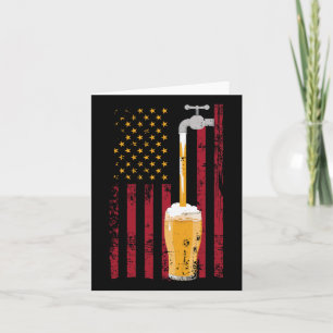 4 juli Amerikaanse vlag bier brouwen Kaart