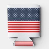 4 juli amerikaanse vlag blikjeskoeler (Achterkant)