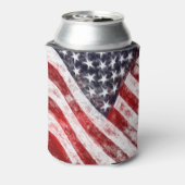 4 juli, Amerikaanse vlag Drink koeler (Blikje Achterkant)