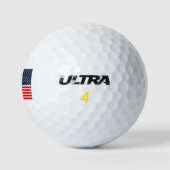 4 juli amerikaanse vlag golfballen (Logo)