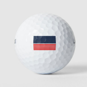 4 juli amerikaanse vlag golfballen