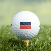 4 juli amerikaanse vlag golfballen (Insitu Shirt)