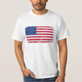 4 juli Amerikaanse vlag Grunge Onafhankelijkheidsd T-shirt