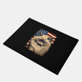 4 juli Amerikaanse vlag Himalaya kat Deurmat (Schuin)