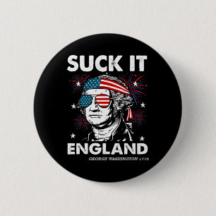 4 juli Amerikaanse vlag Ik ben een vader, opa en e Ronde Button 5,7 Cm