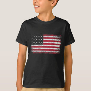 4 juli Amerikaanse vlag  Mannen vrouwen Pa T-shirt