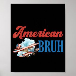 4 juli Amerikaanse Vlag Onafhankelijkheidsdag Poster