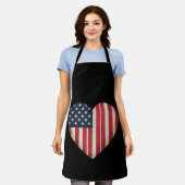 4 juli Amerikaanse Vlag Patriottische USA Star Str Schort (Gedragen)