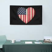 4 juli Amerikaanse vlag patriottische VS ster stre Spandoek (Beurs)