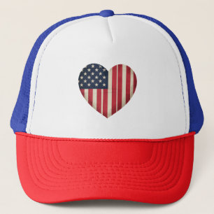 4 juli Amerikaanse vlag patriottische VS ster stre Trucker Pet