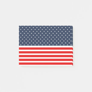 4 juli amerikaanse vlag post-it® notes