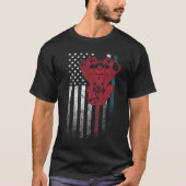 4 juli Amerikaanse vlag Verenigde Staten Ameri T-shirt (Voorkant)