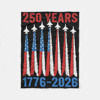 4 juli Amerikaanse vlag vintage 250 jaar 1776 2 Fleece Deken